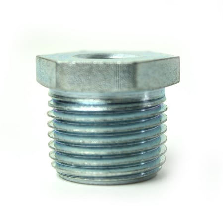 Thrifco Plumbing 1/2 Inch x 1/8 Inch Galvanized Steel Hex Bushing 5218060